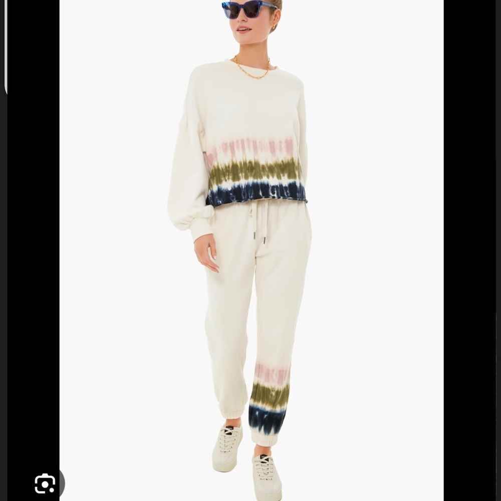 Z Supply Cream Tie-Dye Jogger Set